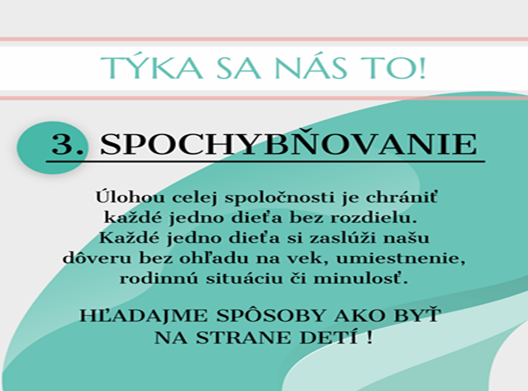 Plagát SPOCHYBŇOVANIE